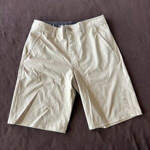 O'Neill Tan Flat Front Shorts Versatile Style